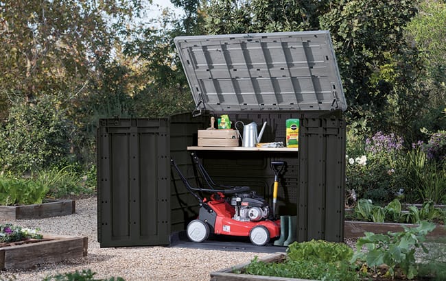 SIO Prime XL Grey Small Storage Shed - 4.75x2.7 Shed - Keter US
